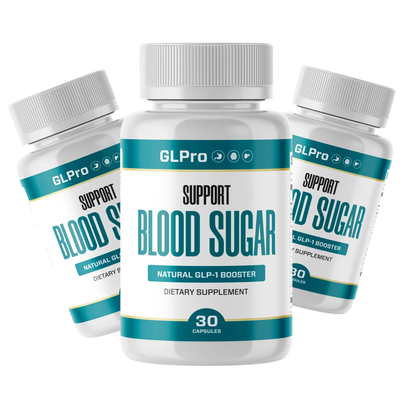 GLPro blood sugar support supplement bottle